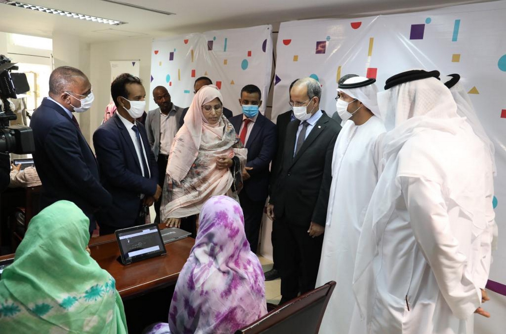 Launching the digital school programs in Mauritania to provide educational opportunities for the children of refugees and displaced persons